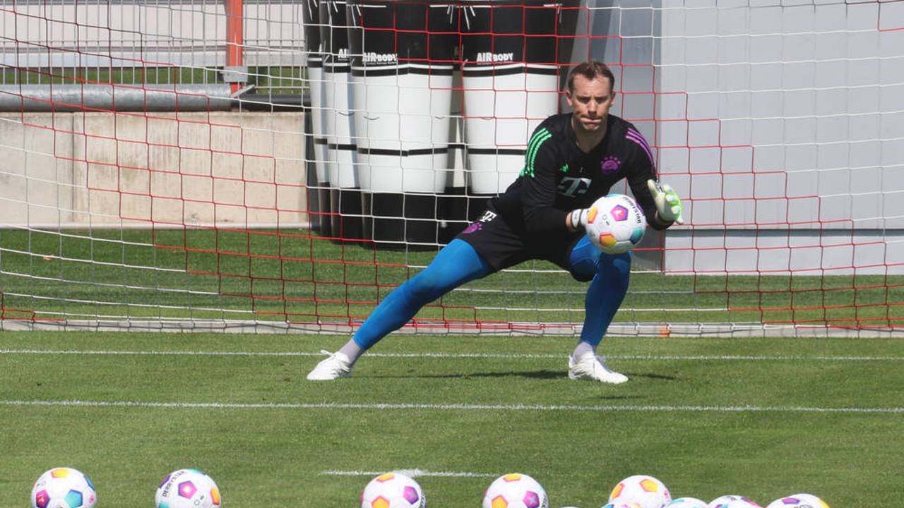 FC Bayern München: Kapitän Manuel Neuer zurück auf Trainingsplatz