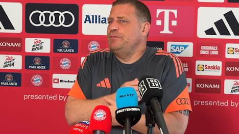 Bayern-Sportvorstand Max Eberl spricht über den geplatzten Deal mit Florian Wirtz, der stattdessen zum FC Liverpool wechseln soll. Ob die Münchner denselben Preis hätten zahlen können, daran hat Eberl so seine Zweifel.