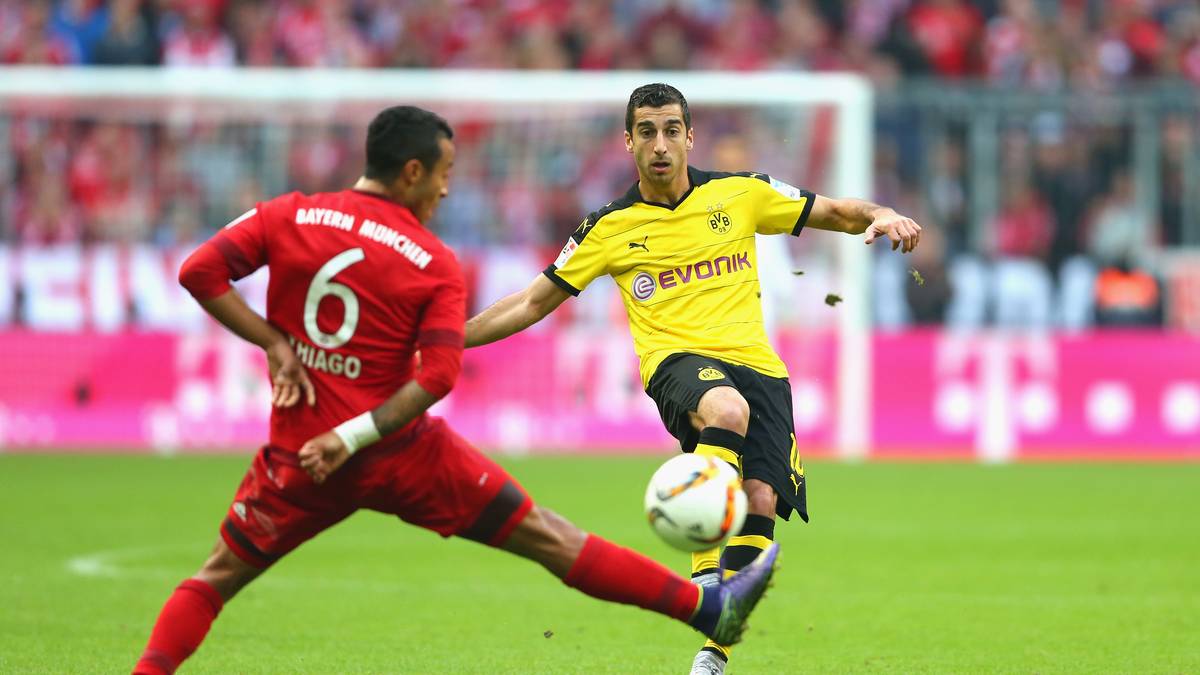 Henrik Mkhitaryan: Holte Thiago vor dem 0:2 elfmeterreif von den Beinen. Im Angriff mit ein paar ansehnlichen Aktionen, allerdings fehlte der letzte Zug zum Tor. Immerhin an der Entstehung von Aubameyangs Treffer beteiligt und nach dem deutlichen um Ergebniskosmetik bemüht. Scheiterte mit einem Schuss in der 70. Minute an Manuel Neuer. SPORT1-NOTE: 4 