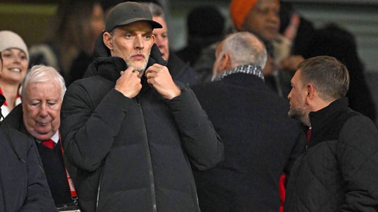 Thomas Tuchel war beim Spiel des FC Arsenal gegen Bayern im Emirates-Stadium