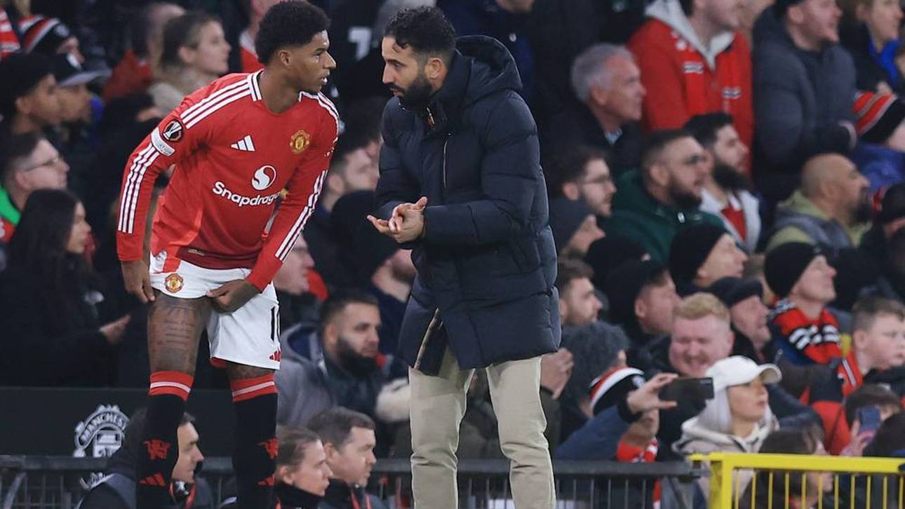 Ruben Amorim setzt Marcus Rashford nur selten ein