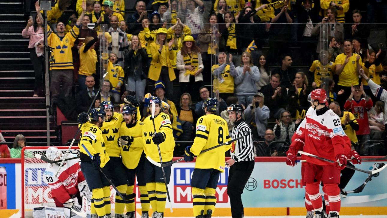Eishockey-WM: Schweden holt Bronze – Dänemark geht leer aus