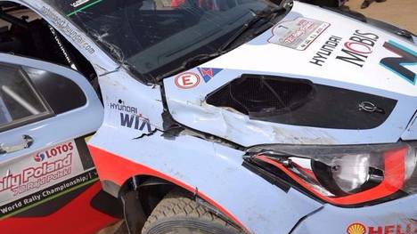 Nach der Rallye Polen crashte Thierry Neuville nun auch in Finnland