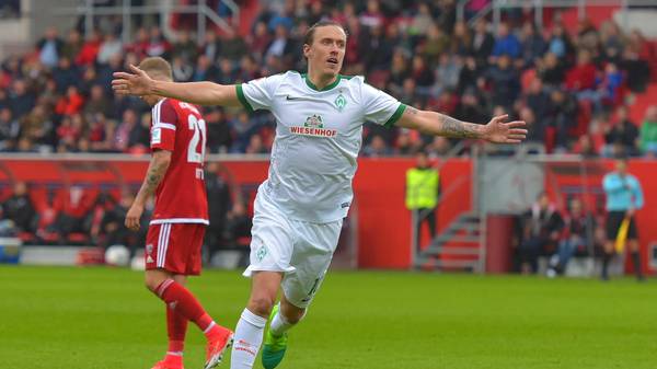 Max Kruse von Werder Bremen gegen den FC Ingolstadt