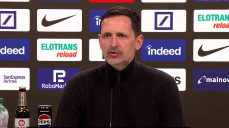 Frankfurt-Trainer Dino Toppmöller lobt Gegner Leverkusen nach der 1:4-Niederlage. Dieser sei schlichtweg zu gut gewesen.