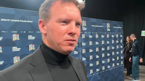 Nach der Auslosung der Nations League reagiert Julian Nagelsmann auf die Gruppengegner und gibt seine Einschätzung ab.