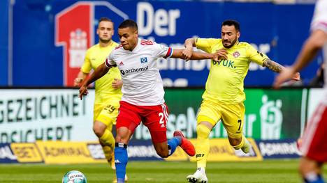 Der HSV gewann das Zweitliga-Spiel gegen die Würzburger Kickers mit 3:1
