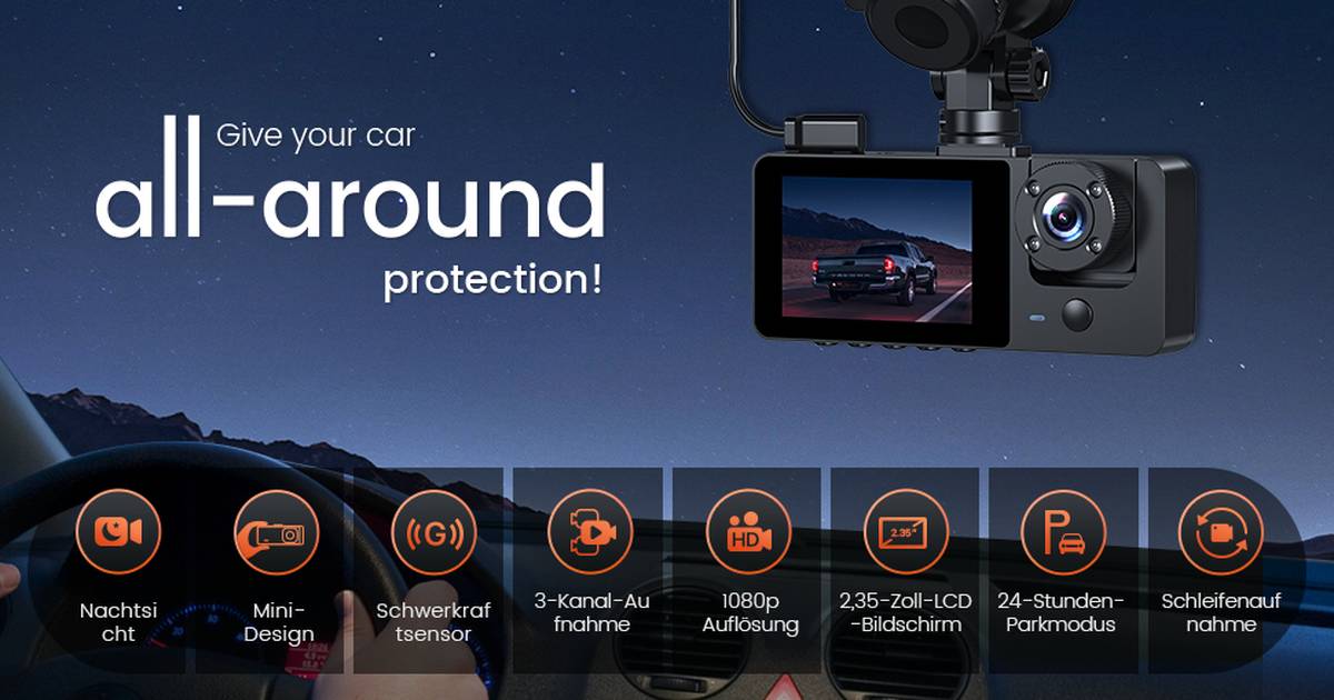 Rundumschutz für Ihr Auto: Die beste Dashcam für mehr Sicherheit auf der Straße