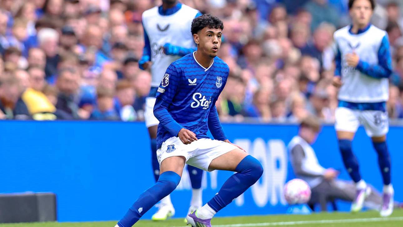 Ganze 81 Minuten stand Adam Aznou für Everton bislang auf dem Feld