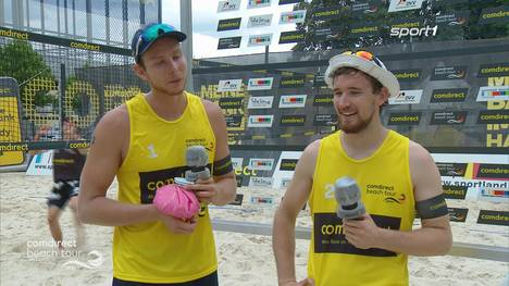 Das Beach-Duo Nils Ehrlers & Lars Flüggen haben sich im Halbfinale der Comdirect Beach Tour in Düsseldorf gegen die Vize-Weltmeister Thole/Wickler knapp in 3 Sätzen durchsetzen können.