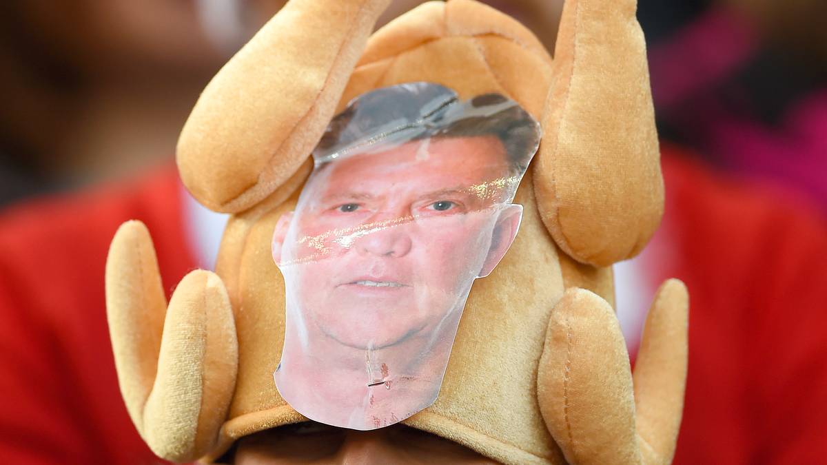 Dieser United-Fan nimmt's mit Humor...