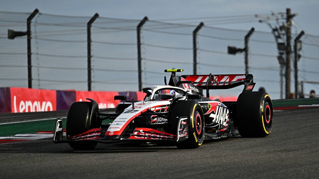 Haas umgebaut: Hülkenberg startet aus Boxengasse