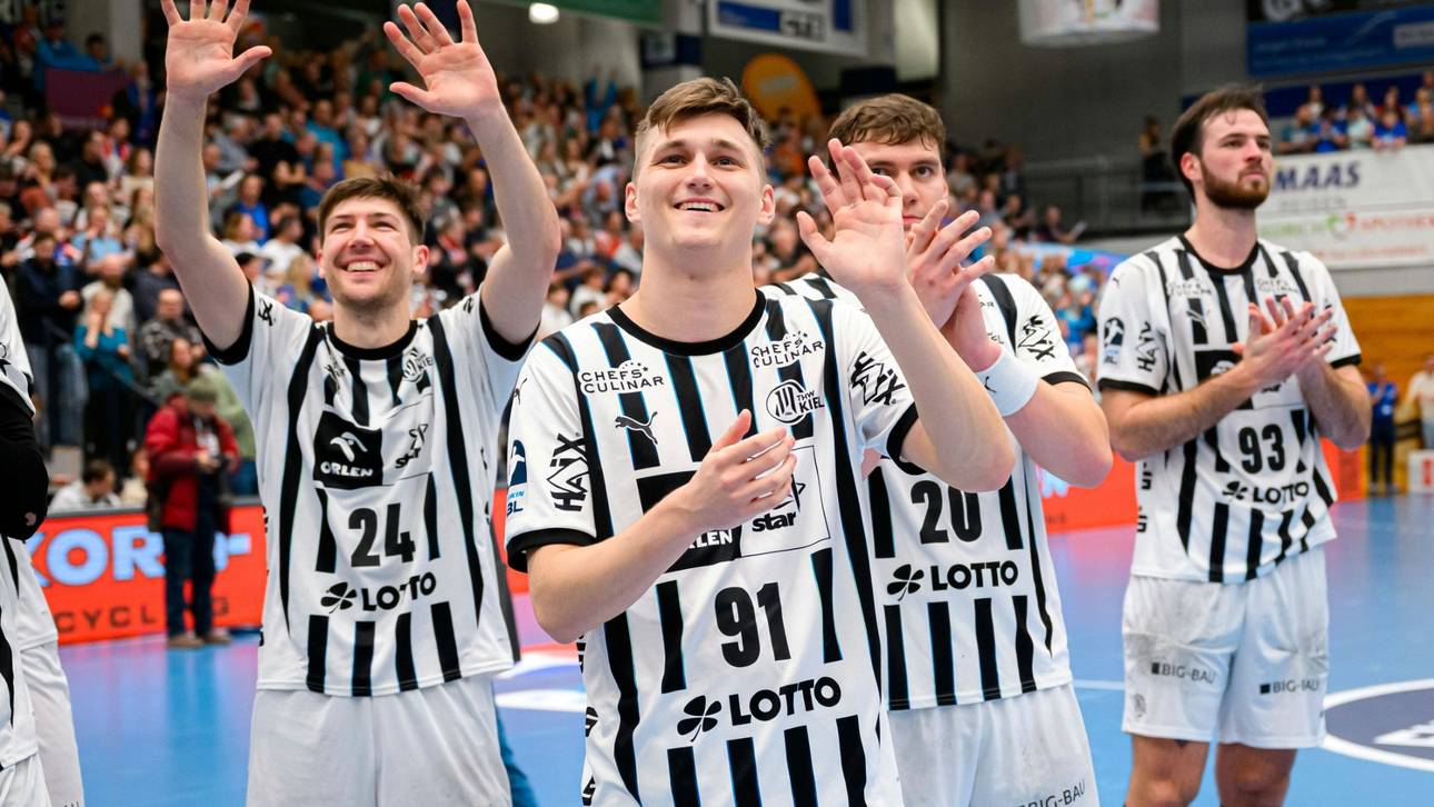 Bence Imre (M.) spielte seit 2024 für den THW