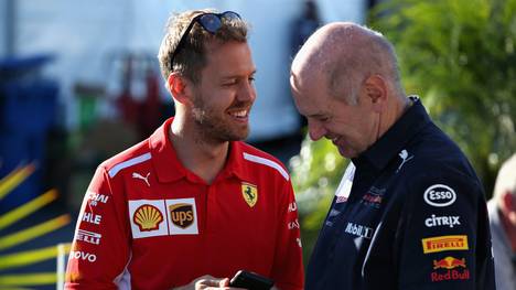 Adrian Newey (r.) und Sebastian Vettel feierten einst bei Red Bull gemeinsam große Erfolge
