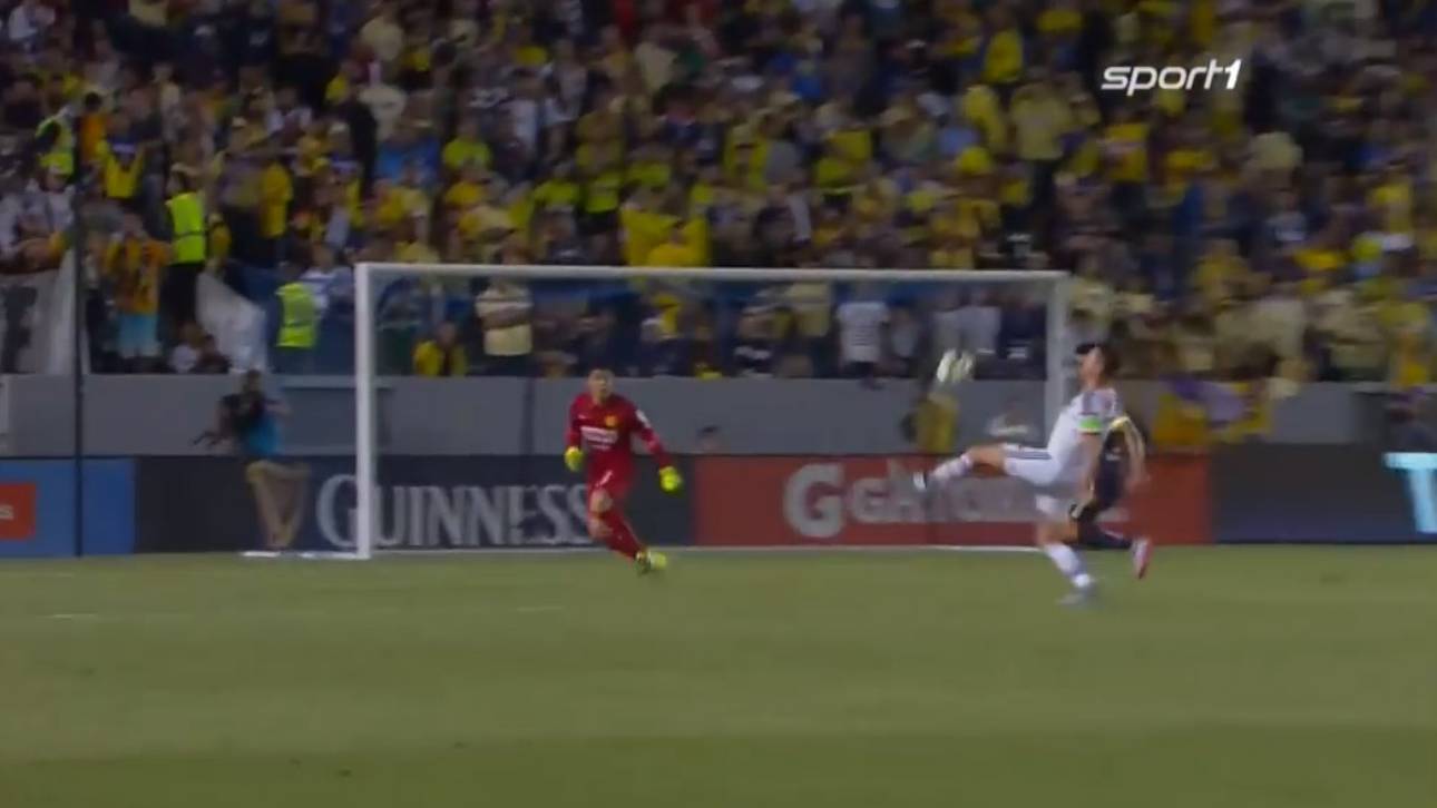 Sahne-Tor bei Gerrards Debüt