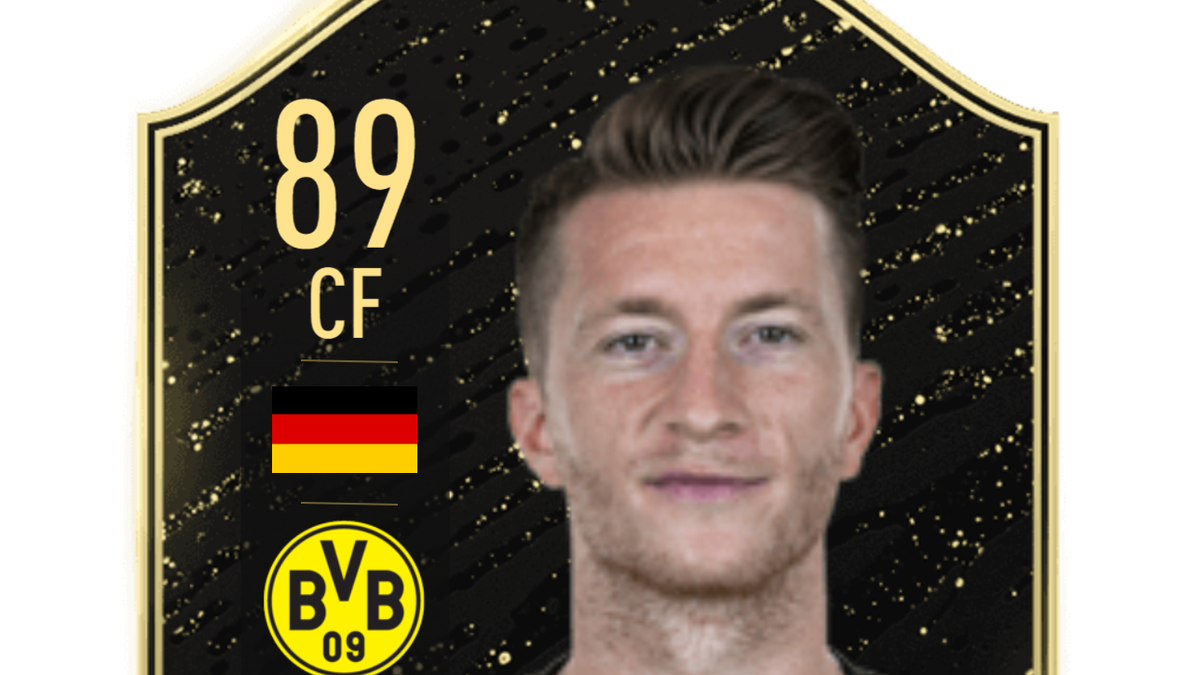 Marco Reus (Borussia Dortmund), Mittelstürmer: 89 (+1)