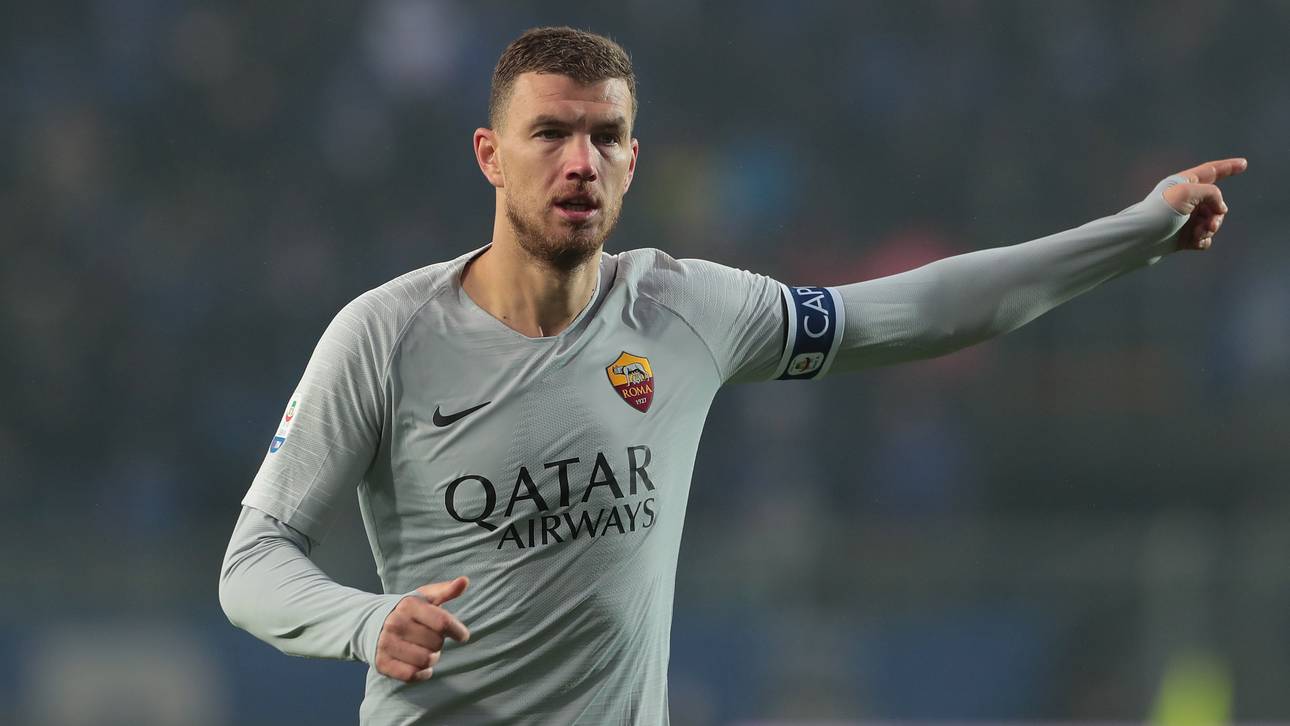 Edin Dzeko traf bei Atalanta Bergamo doppelt für die Roma - zum Sieg reichte es trotzdem nicht