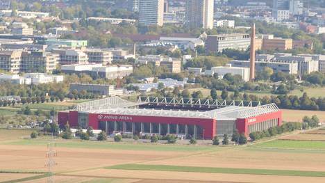 Im Umfeld der Mainzer MeWa Arena muss eine Weltkriegsbombe entschärft werden