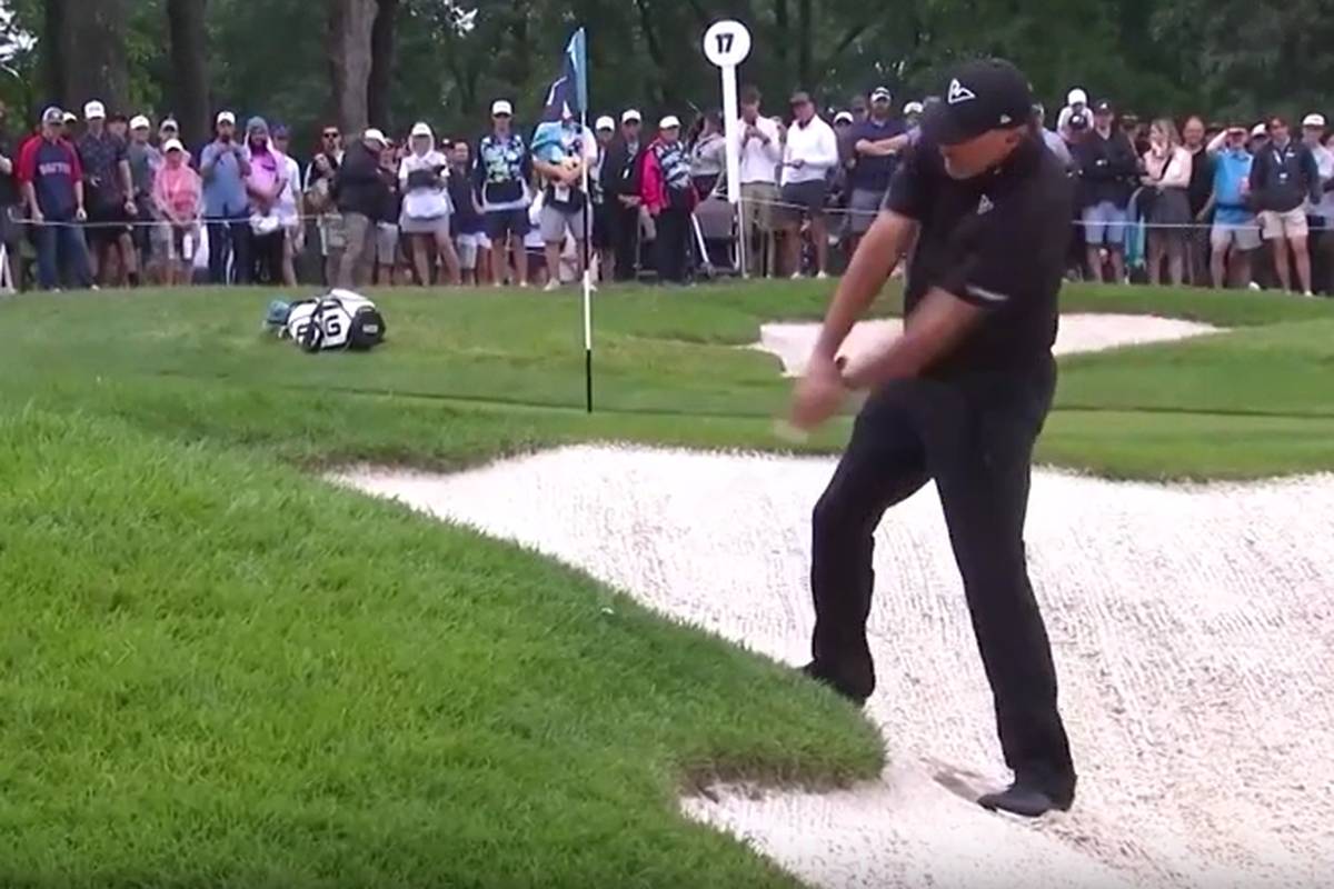 Dem Golfer Phil Mickelson ist am Finaltag bei LIV Golf Virginia ein unglaublicher Schlag gelungen.