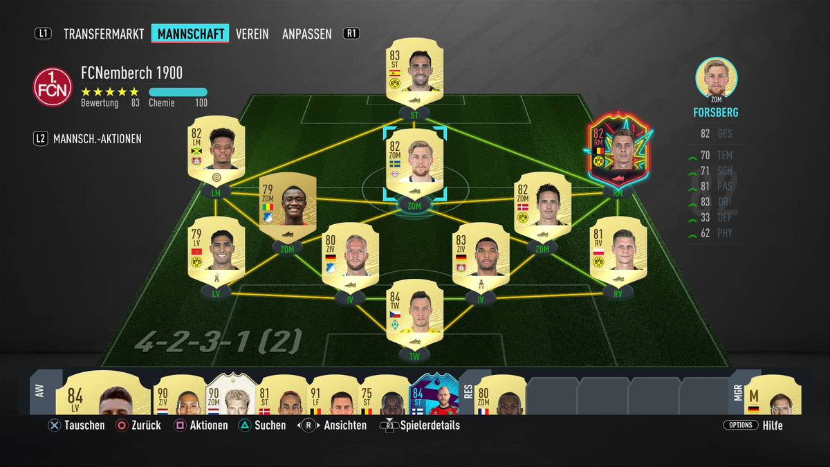 FIFA 20 Ultimate Team - Meine Mannschaft nach einer Woche
