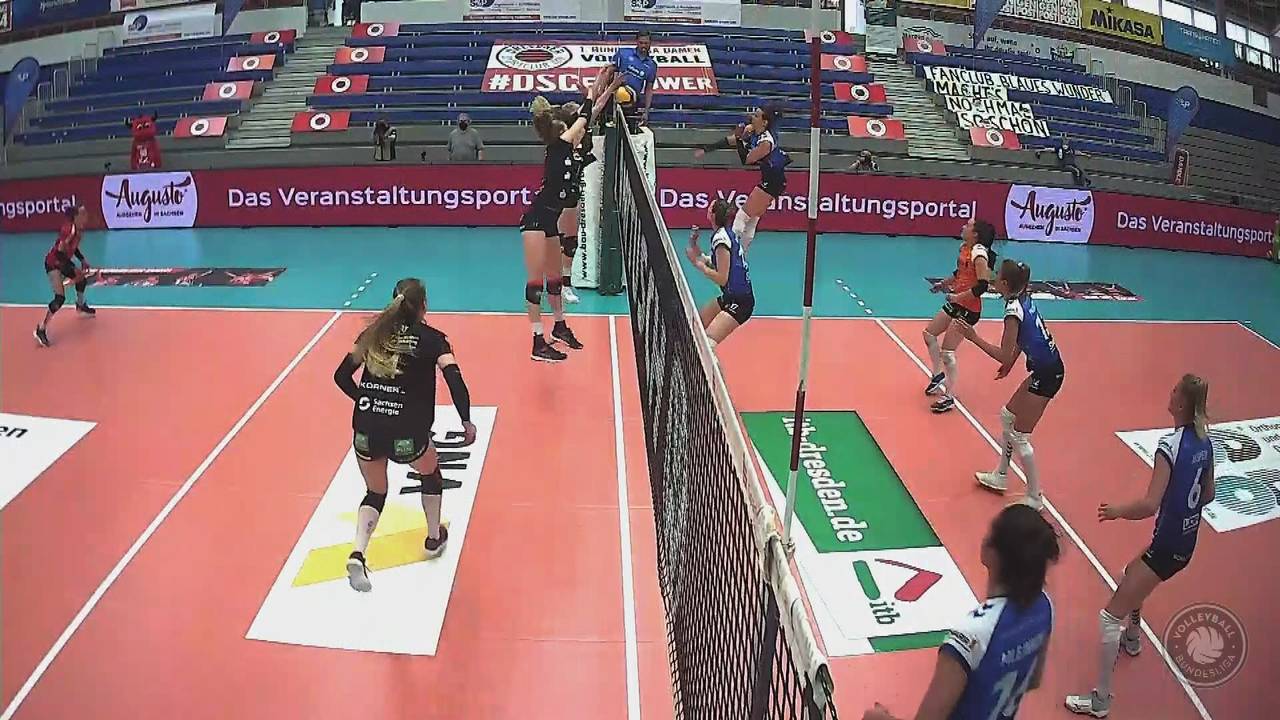 Volleyball Bundesliga: So feiert Dresden nach dem Finalkrimi gegen Stuttgart