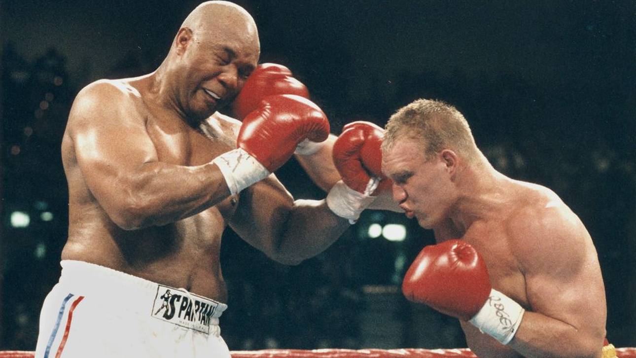 Axel Schulz brachte George Foreman 1995 an den Rand einer Niederlage
