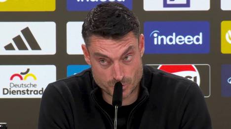 Nur ein Unentschieden trotz 2:0-Führung vor heimischer Kulisse: Frankfurt-Coach Albert Riera erklärt, wie er mit der turbulenten Partie gegen den 1. FC Köln umgeht. Außerdem spricht er über die Situation von Can Uzun.
