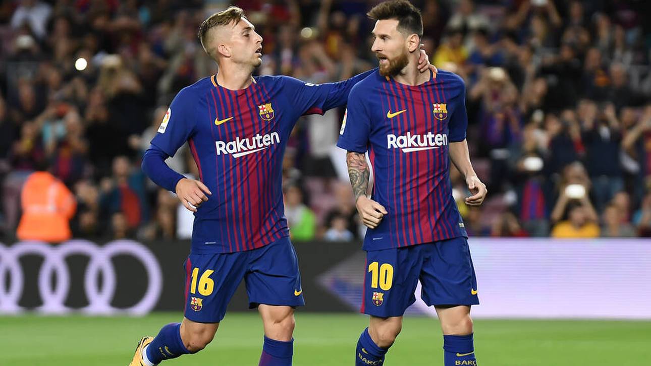 Einst jubelte Gerard Deulofeu (l.) gemeinsam mit Lionel Messi