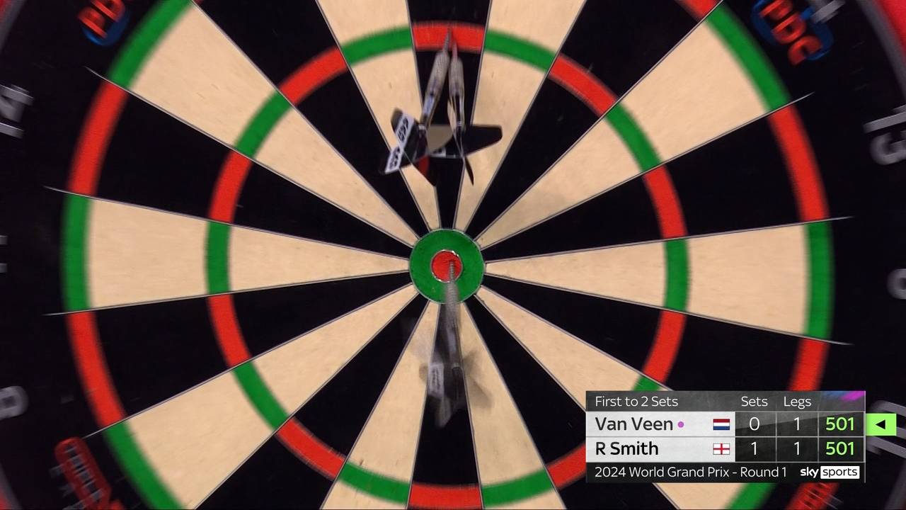 Big Fish! Darts-Star spielt das perfekte Checkout