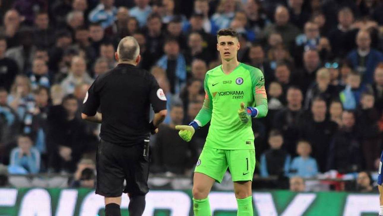 Kepa weigert sich ausgewechselt zu werden