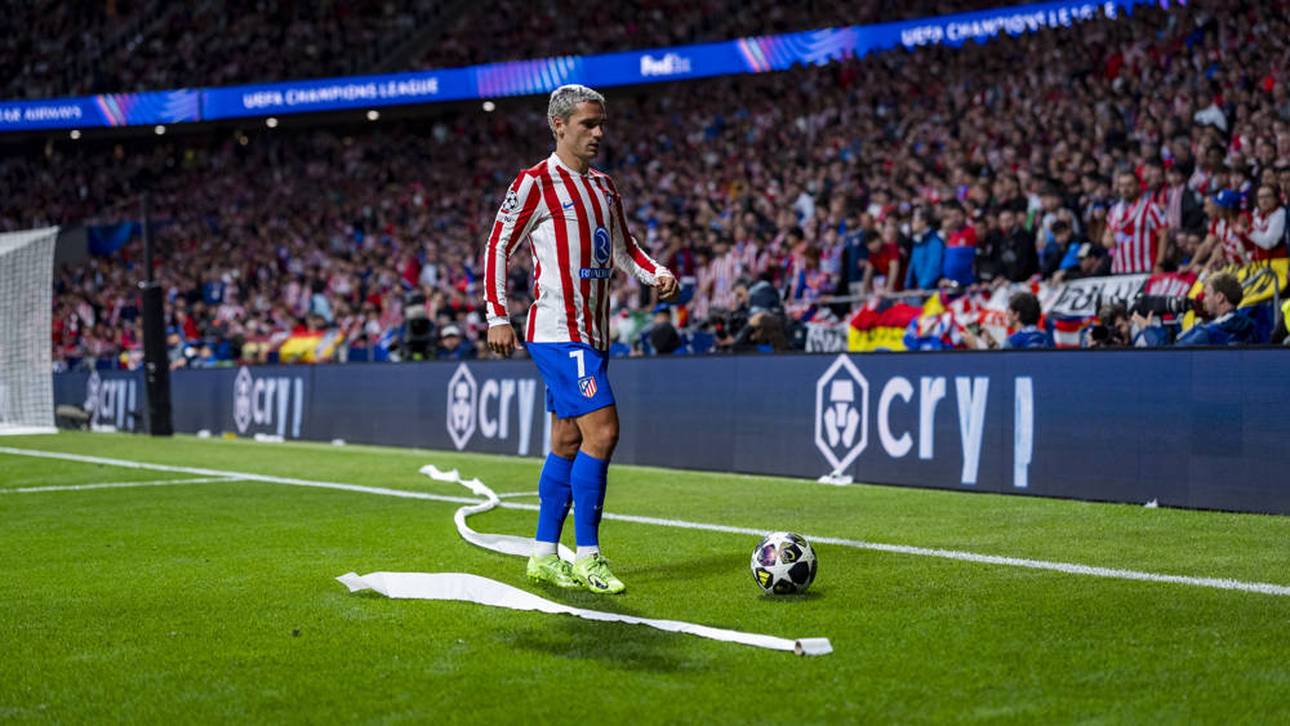 Antoine Griezmann bestritt gegen Arsenal sein letztes Champions-League-Heimspiel für Atlético