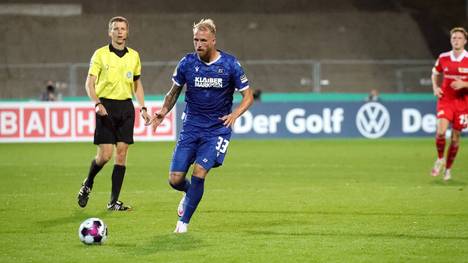 Philipp Hofmann spielt seit 2019 beim Karlsruher SC 