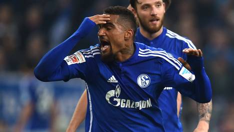 Kevin-Prince Boateng von Schalke 04 ärgert sich