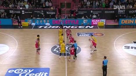 Spiel Highlights zu Tigers Tübingen - Würzburg Baskets (2)