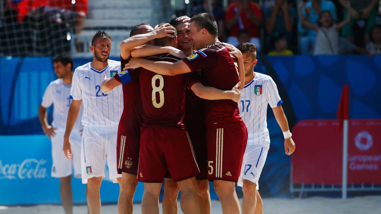 Russen siegen auch im Beachsoccer