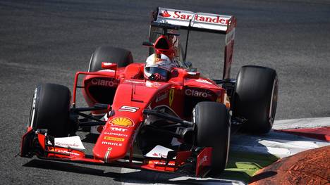 Sebastian Vettel startet von Platz drei