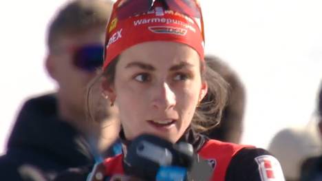 Unter den Blicken des königlichen Besuchs sorgt Vanessa Voigt für eine starke Aufholjagd in Oslo. Die deutsche Biathletin kämpft sich in der letzten Verfolgung der Saison fast noch ans Podium heran.