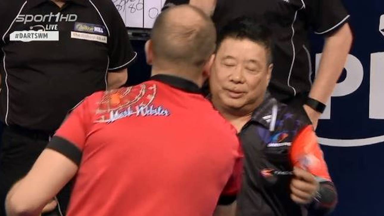 Darts-Oldie sorgt für Sensation