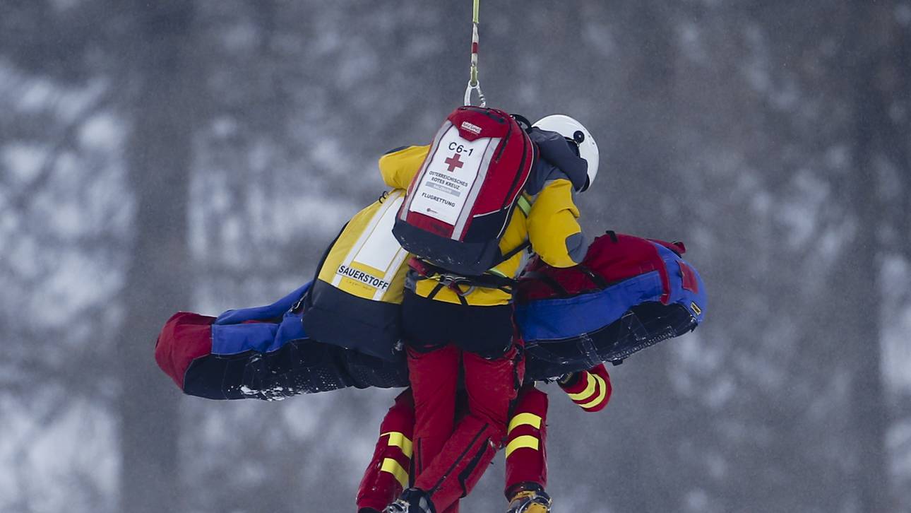 Schwerer Sturz überschattet Abfahrt