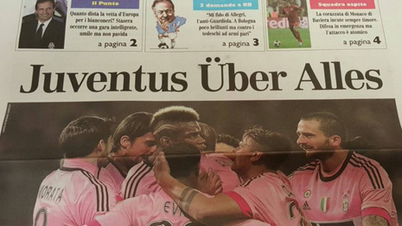 Geschmackloses Juve-Stadionmagazin