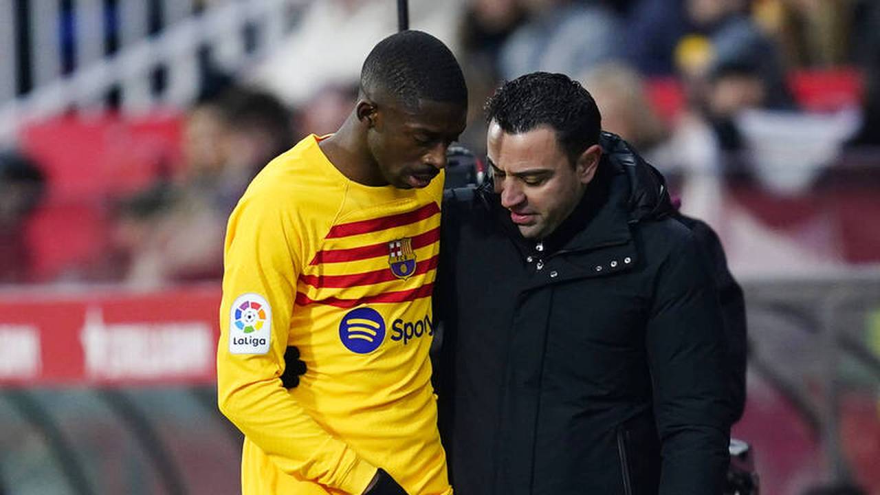 Ousmane Dembélé hat sich Muskelverletzung zugezogen