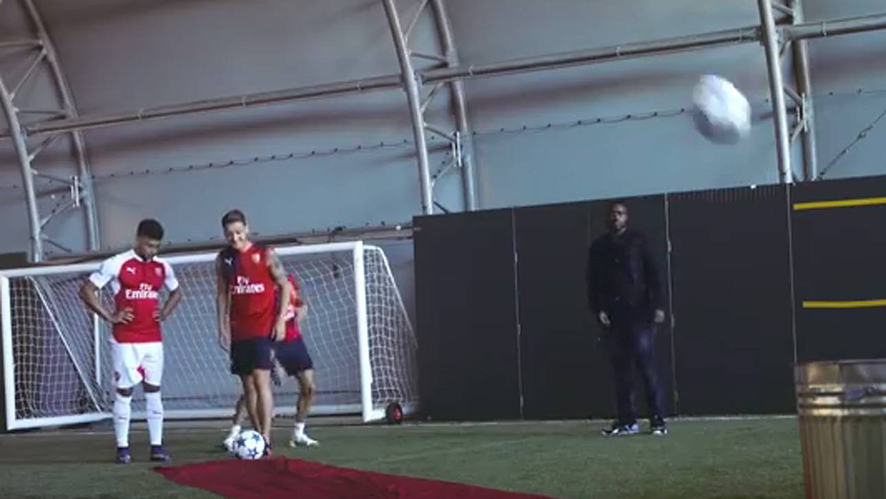 Arsenal-Stars scheitern am Mülleimer