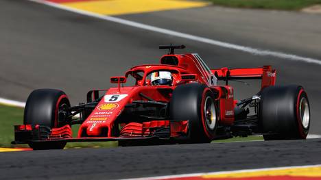 Sebastian Vettel dominiert die Freien Trainings in Spa