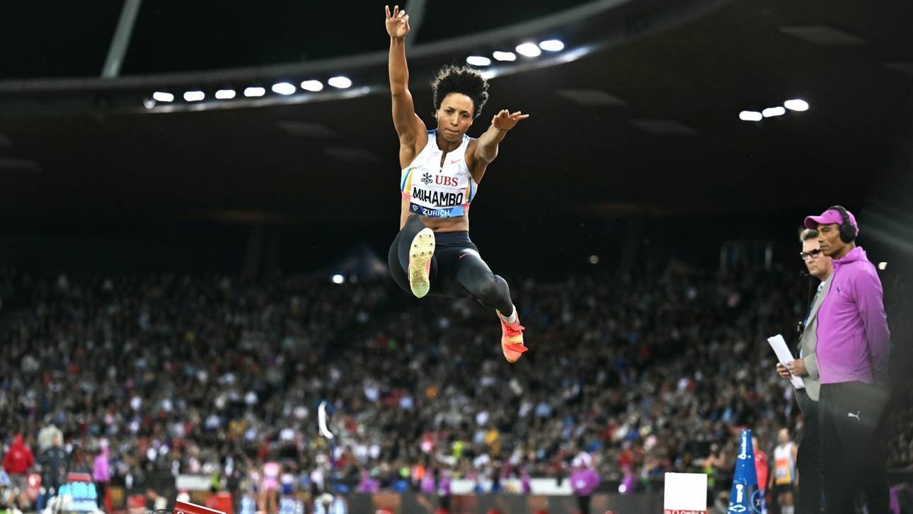 Mihambo fehlt ein Zentimeter