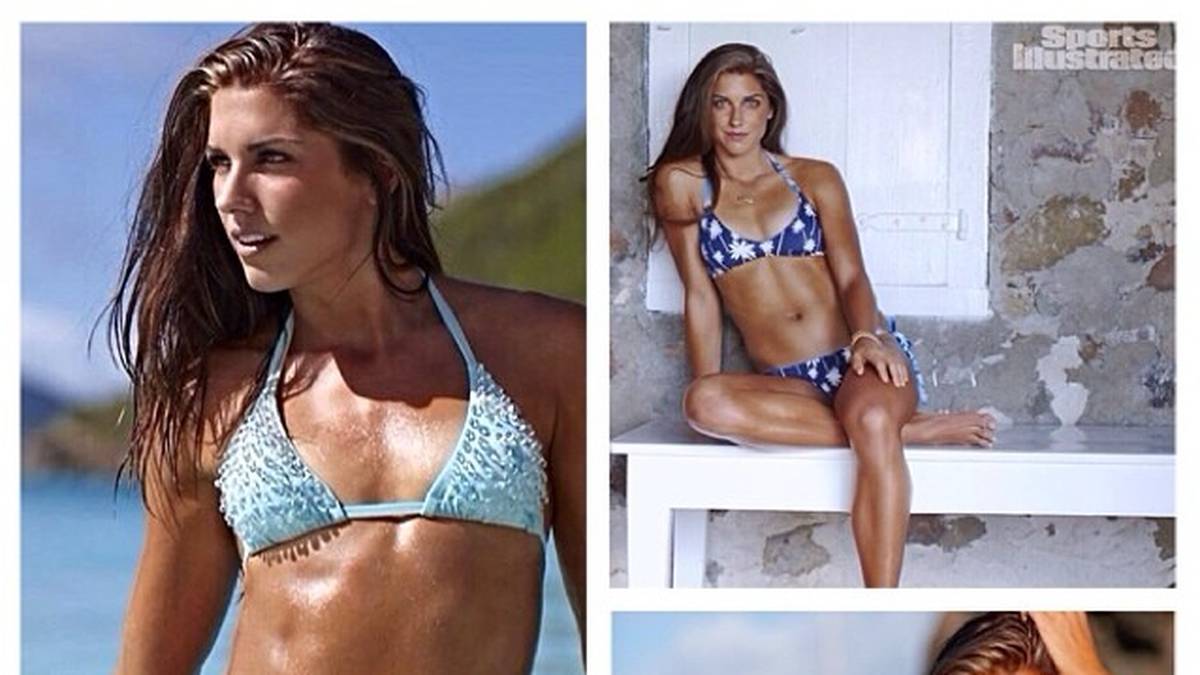 Aber auch als Model macht die schöne Brünette Karriere, hier für die "Sports Illustrated"