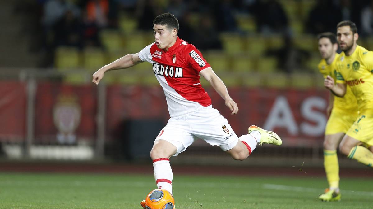 JAMES RODRIGUEZ (Platz 10): Bevor der Kolumbianer nach der Weltmeisterschaft 2014 für viel Geld zu Real Madrid wechselte, musste auch sein abgebender Verein im Vorfeld bereits tief in die Tasche greifen: 45 Millionen Euro überwies die AS Monaco 2013 an den FC Porto