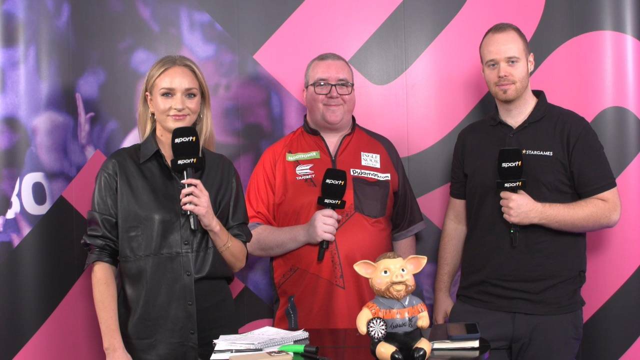 Darts-WM 2024: Stephen Bunting nach seinem Sieg gegen Florian Hempel