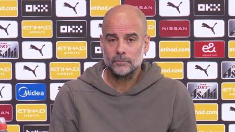Pep Guardiola zeigt sich zuversichtlich, dass seinem Team, Manchester City, der Aufstieg in der Champions League noch gelingen wird. "Warum sollte ich anders denken?", entgegnet er einem Journalisten.
