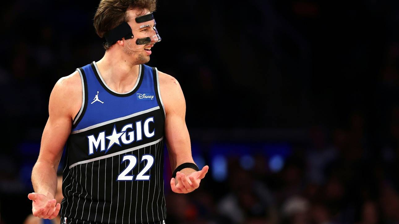 Mit Maske zum Saisonbestwert: Franz Wagner