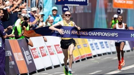 Damit war nicht zu rechnen: Richard Ringer schnappt sich bei den European Championships in München überraschend die Gold-Medaille im Marathon - dank eines beherzten Schlussspurts.